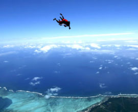 skydiving